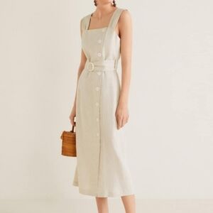 100% Linen Mango (MNG) dress